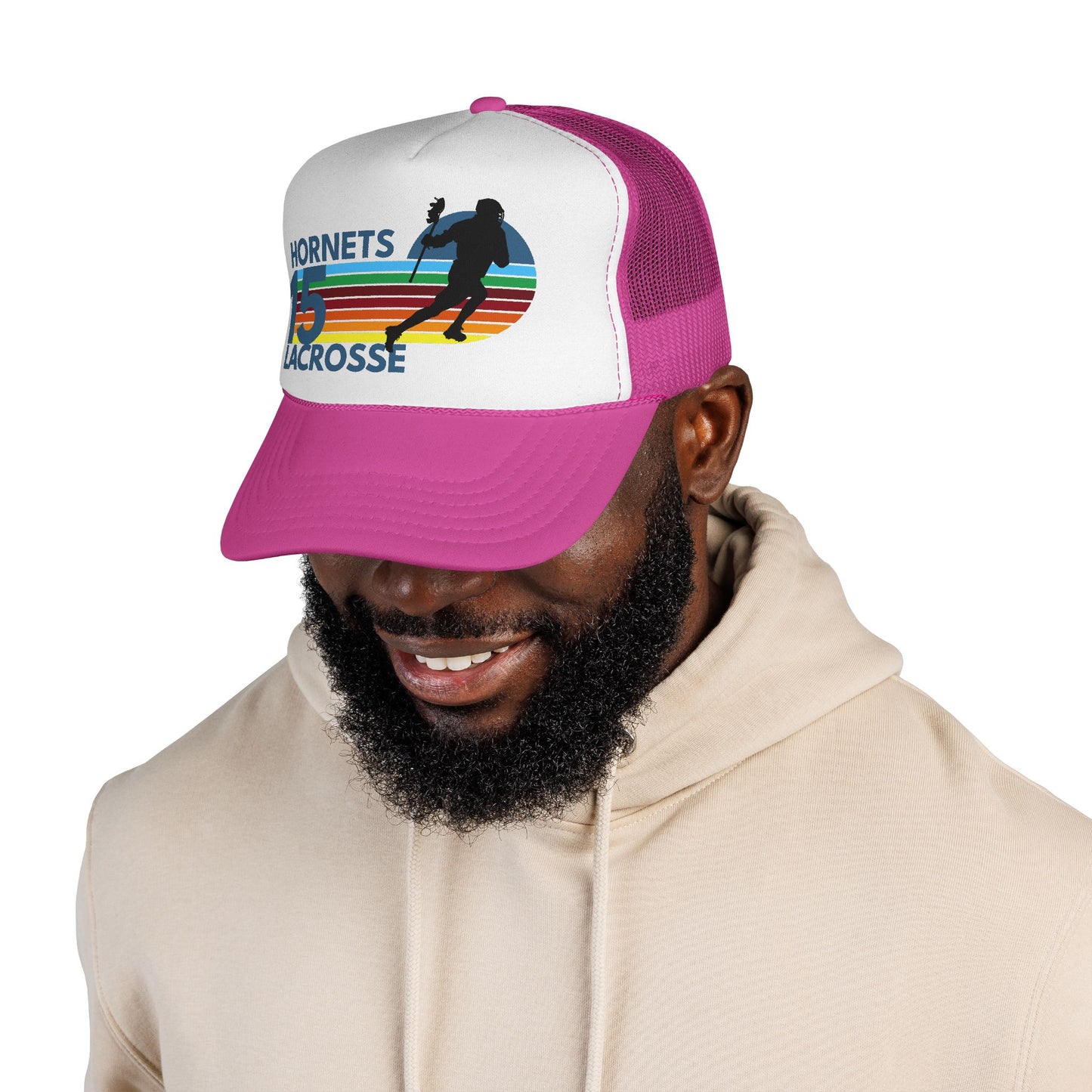 Retro Lacrosse Trucker Hat | Personalized Lacrosse Number Hat | Lacrosse Mom Hat