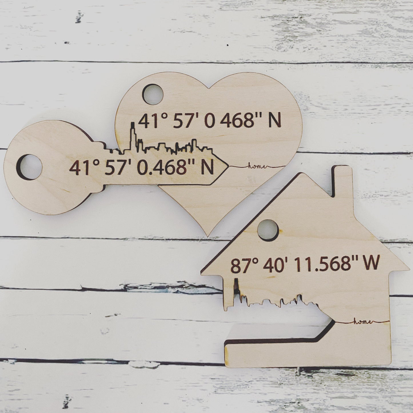 Chicago Skyline Keychain | Realtor Closing Gift | Personalized Housewarming Gift