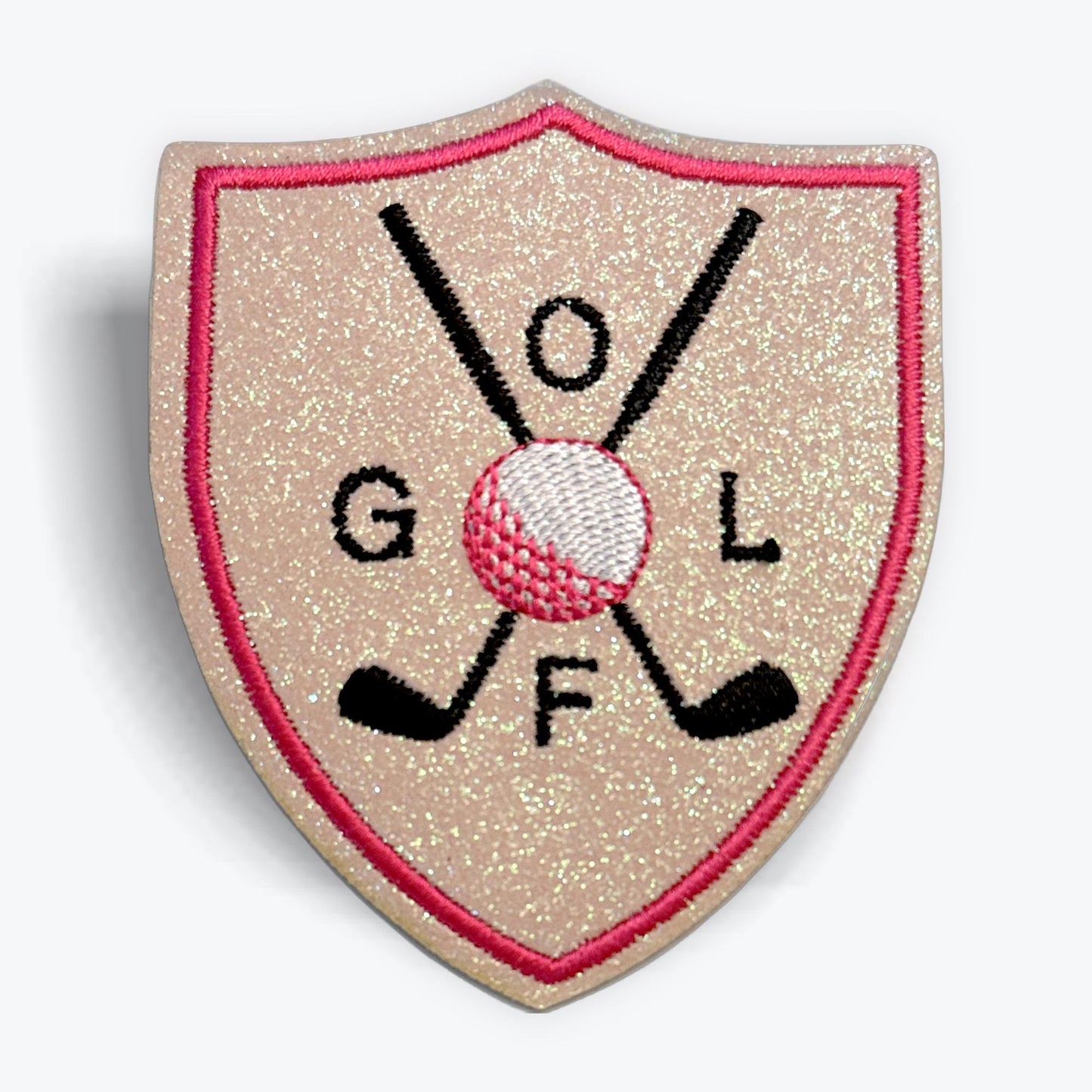 Pink Glitter Golf Trucker Hat – Sparkly Women’s Golf Cap
