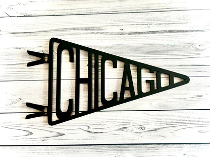 Custom Name Pennant Flag | Personalized Wall Flag Decor | College State Banner Gift