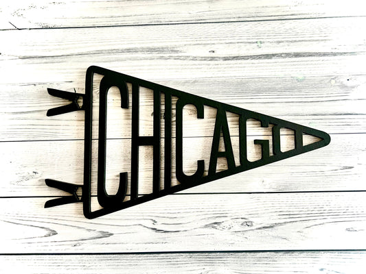 Custom Name Pennant Flag | Personalized Wall Flag Decor | College State Banner Gift