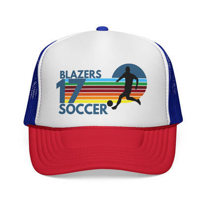 Custom Retro Soccer Mom Trucker Hat – Personalized Team Number Cap