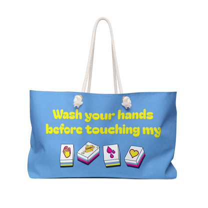 Mahjong Tote Bag | Large Game Night Tote | Mahjong Set Carry Bag Gift
