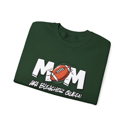 Football Mom Bleacher Queen Sweatshirt – Custom Name & Number Sweatshirt