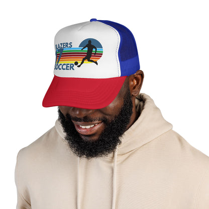 Custom Retro Soccer Mom Trucker Hat – Personalized Team Number Cap