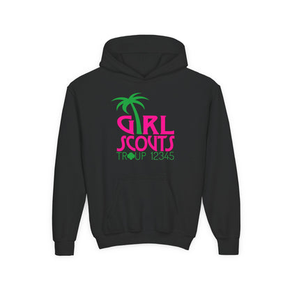 Personalized Girl Scout Hoodie | Custom Troop Number Sweatshirt for Girls