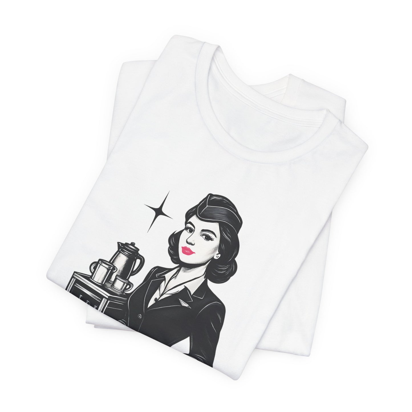 Funny Flight Attendant Gift – Drink Cart Diva Shirt