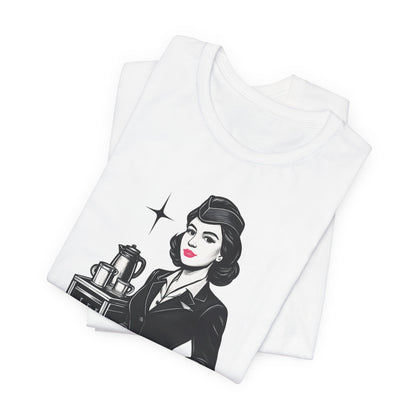 Funny Flight Attendant Gift – Drink Cart Diva Shirt