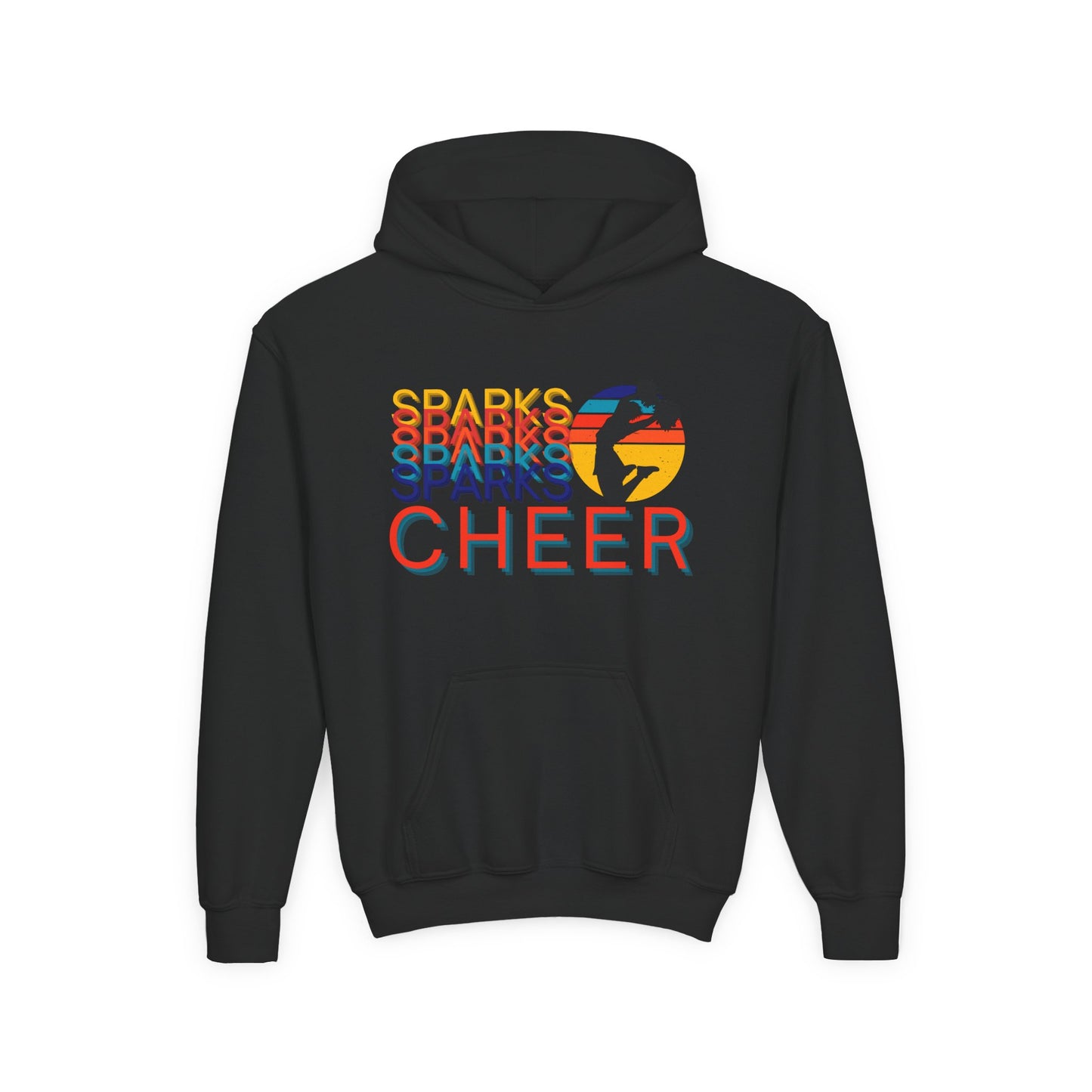 Personalized Youth Cheer Hoodie – Custom Cheer Name Sweatshirt