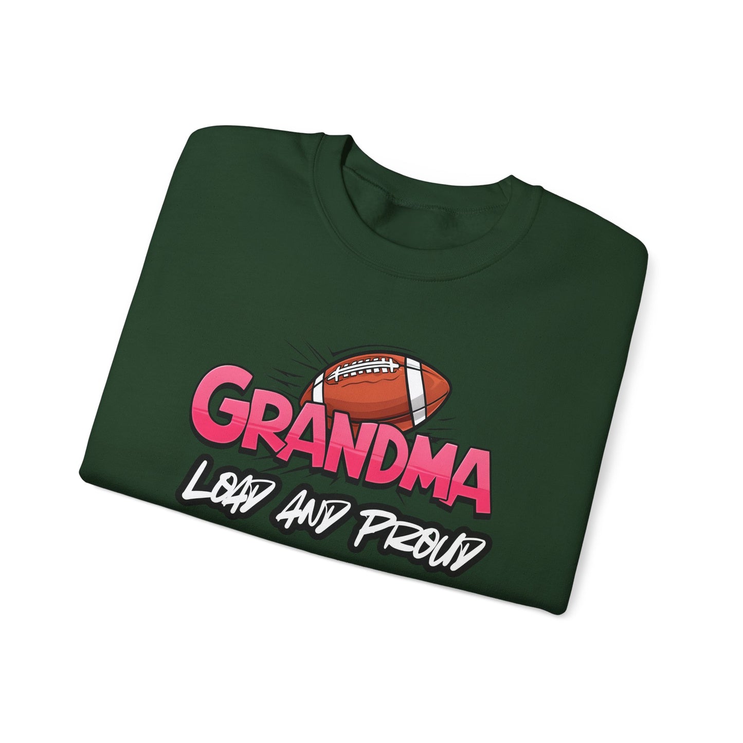 Football Grandma Sweatshirt with Name and Number
