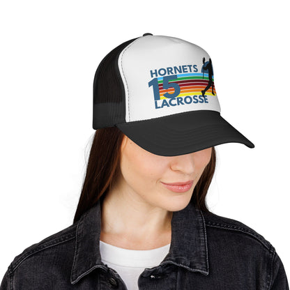 Retro Lacrosse Trucker Hat | Personalized Lacrosse Number Hat | Lacrosse Mom Hat