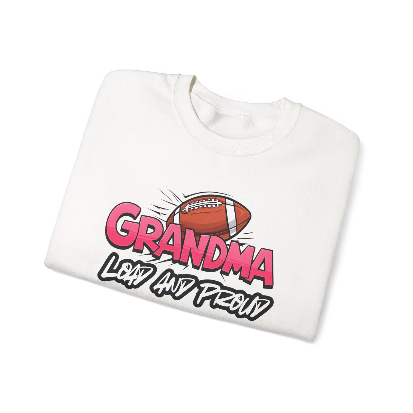 Football Grandma Sweatshirt with Name and Number