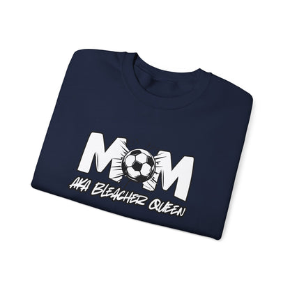 Personalized Soccer Mom Sweatshirt with Name & Number Sleeve