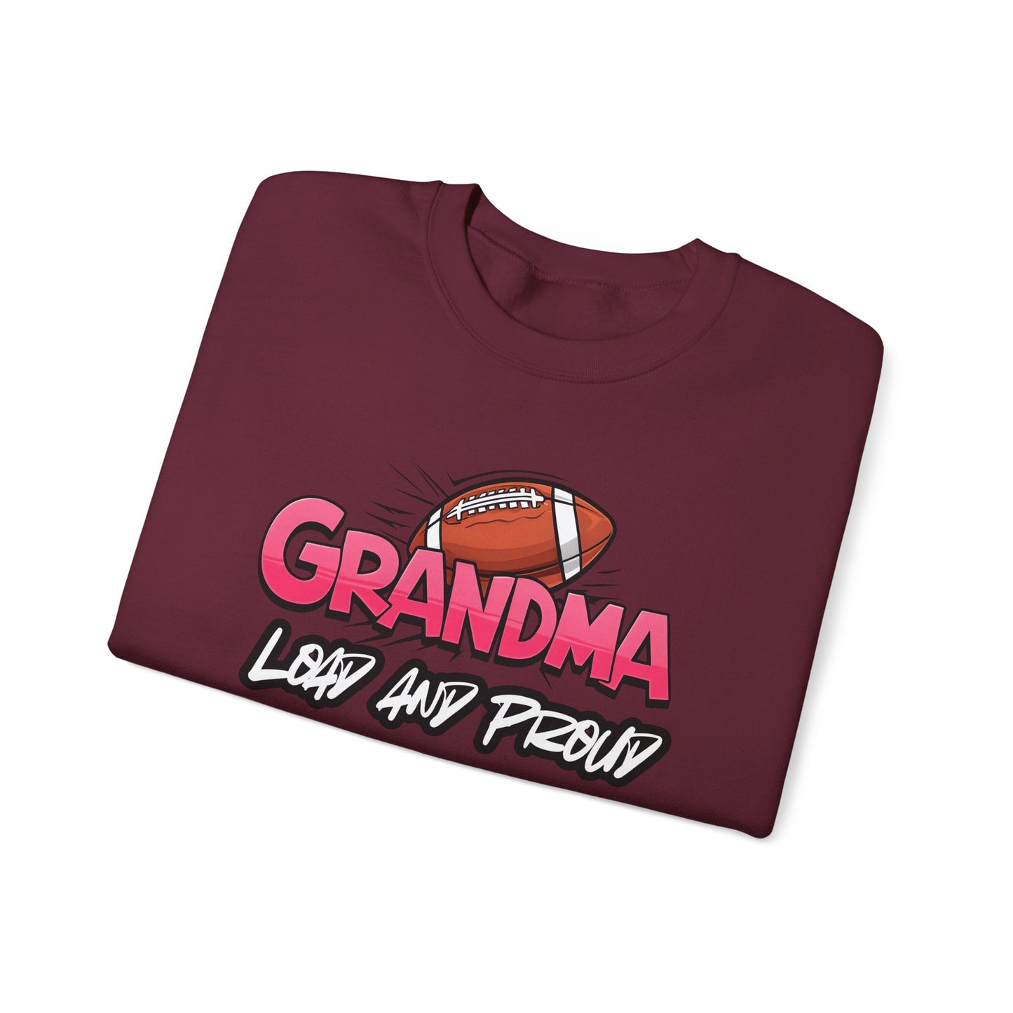 Football Grandma Sweatshirt with Name and Number