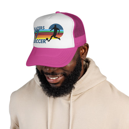 Custom Retro Soccer Mom Trucker Hat – Personalized Team Number Cap