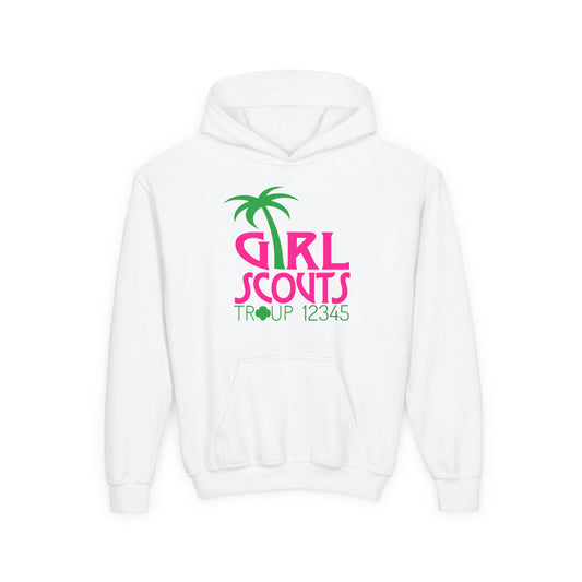 Personalized Girl Scout Hoodie | Custom Troop Number Sweatshirt for Girls