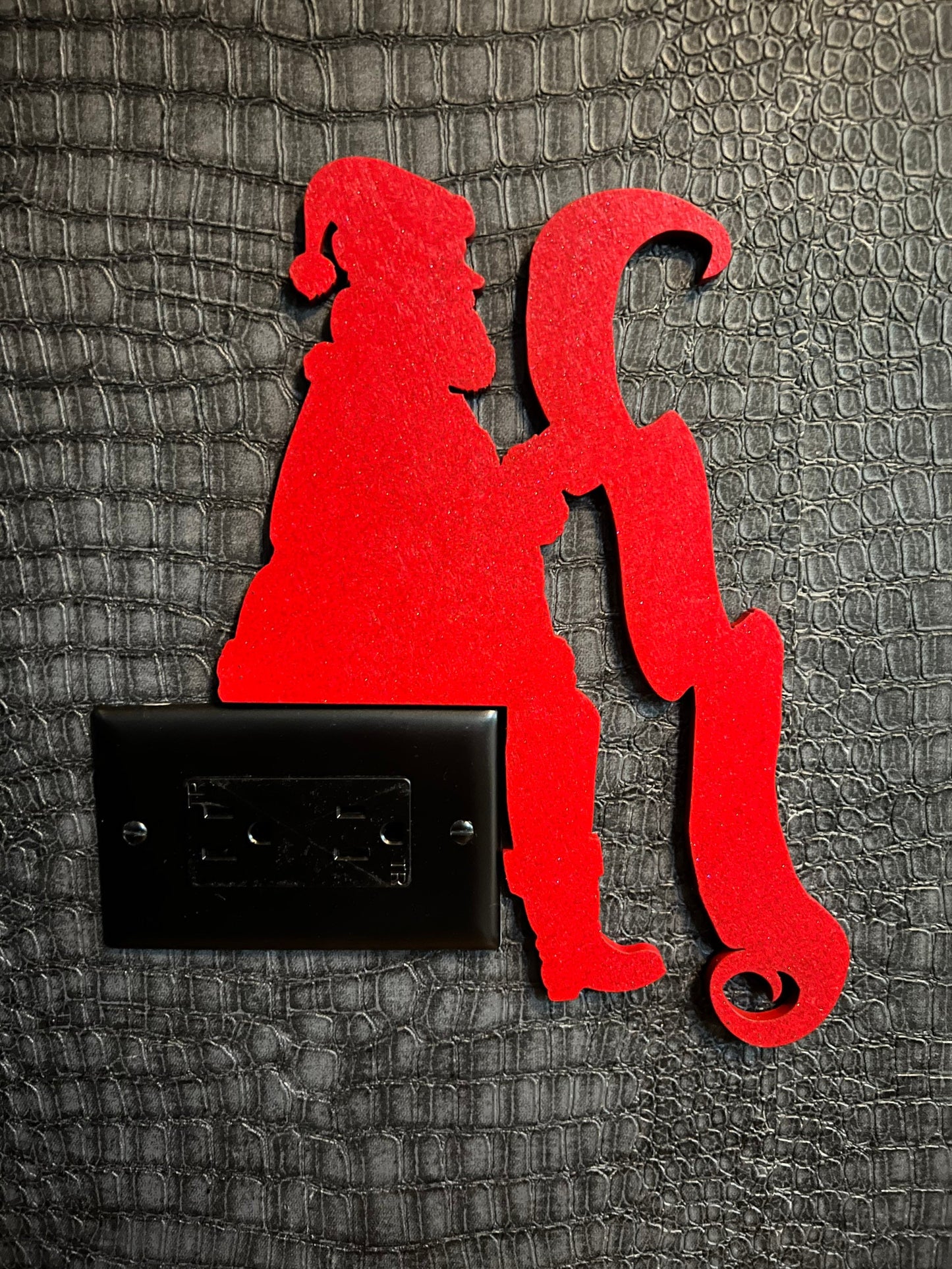 Santa Door Corner Sign “I Saw That” | Funny Christmas Decor | Holiday Corner Wall Decor