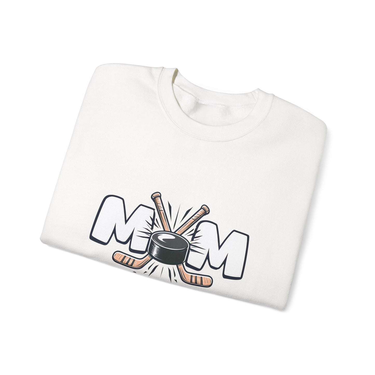 Personalized Hockey Mom Sweatshirt – Graffiti Name & Number Sleeve