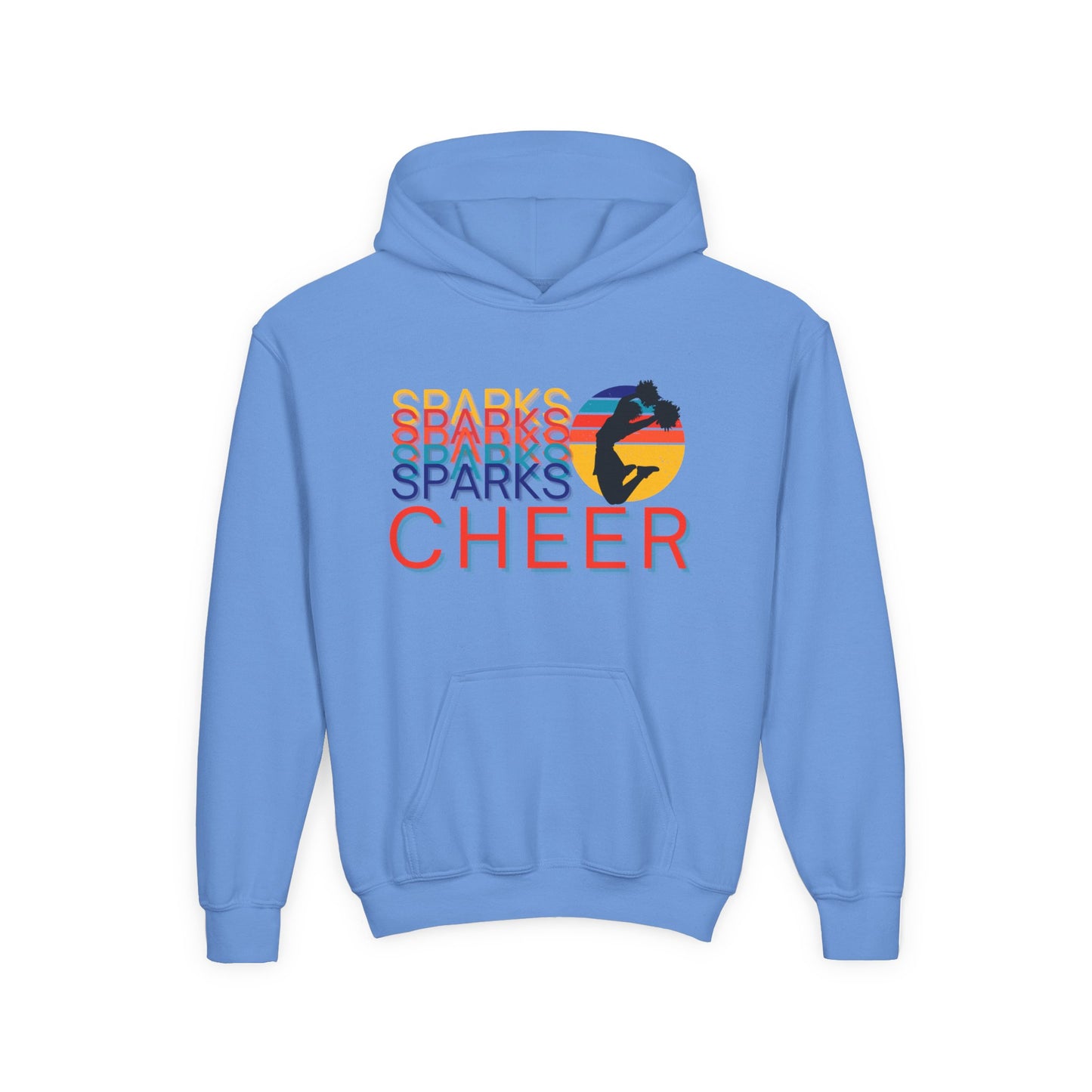 Personalized Youth Cheer Hoodie – Custom Cheer Name Sweatshirt