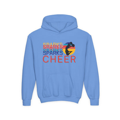 Personalized Youth Cheer Hoodie – Custom Cheer Name Sweatshirt