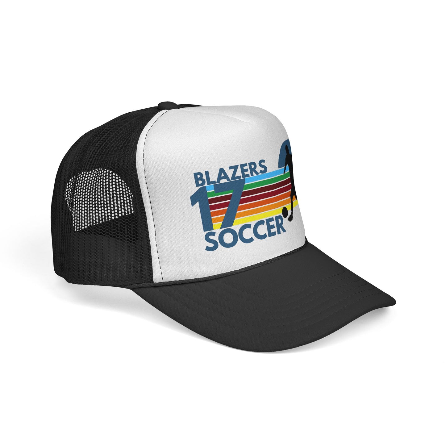 Custom Retro Soccer Mom Trucker Hat – Personalized Team Number Cap
