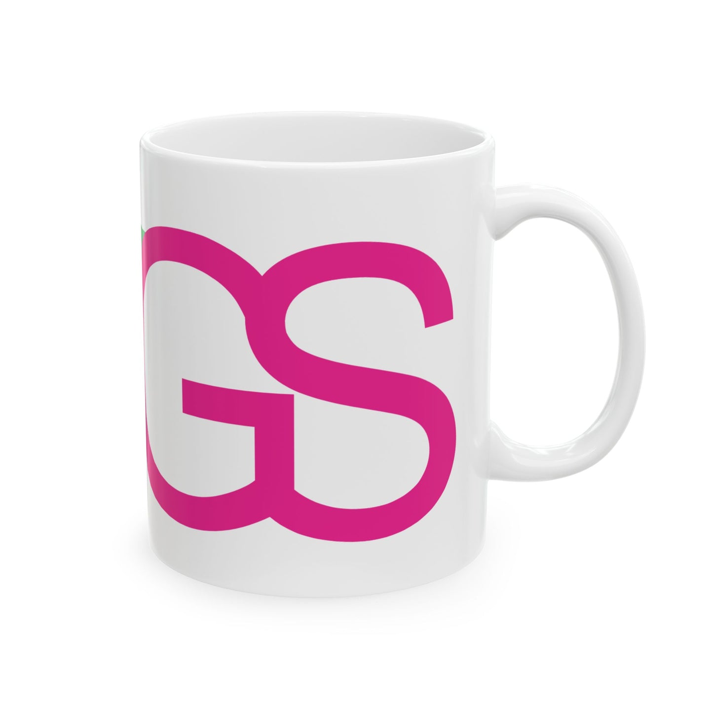 Personalized Girl Scout Troop Number Mug – Retro Stripe Coffee Cup