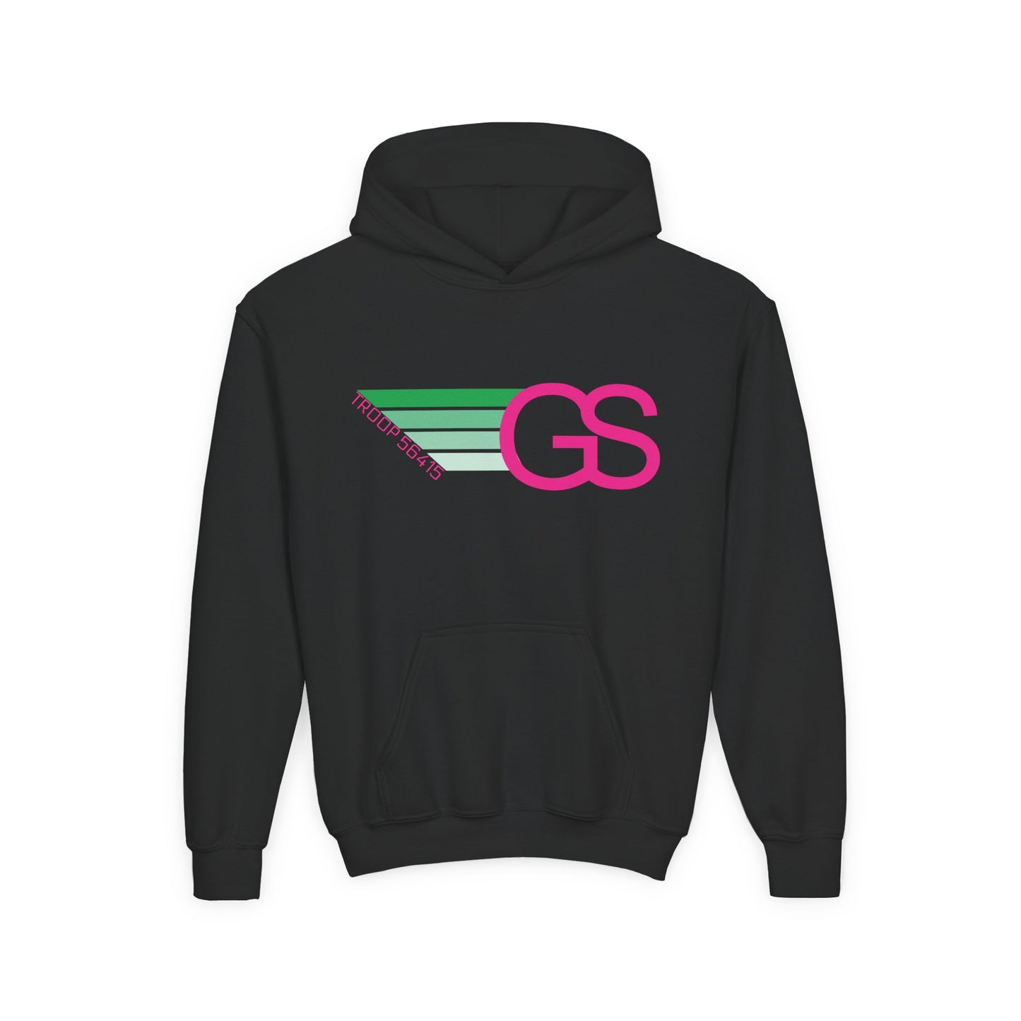 Personalized Girl Scout Hoodie – Retro Troop Sweatshirt with Name or Number