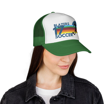 Custom Retro Soccer Mom Trucker Hat – Personalized Team Number Cap