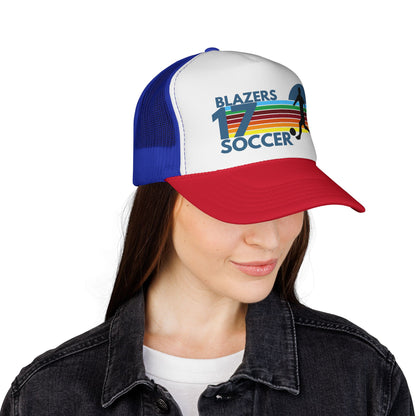Custom Retro Soccer Mom Trucker Hat – Personalized Team Number Cap