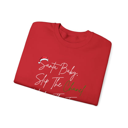 Santa Baby Chanel Sweatshirt | Funny Christmas Crewneck | Cute Holiday Gift for Her