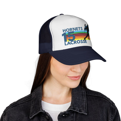 Retro Lacrosse Trucker Hat | Personalized Lacrosse Number Hat | Lacrosse Mom Hat