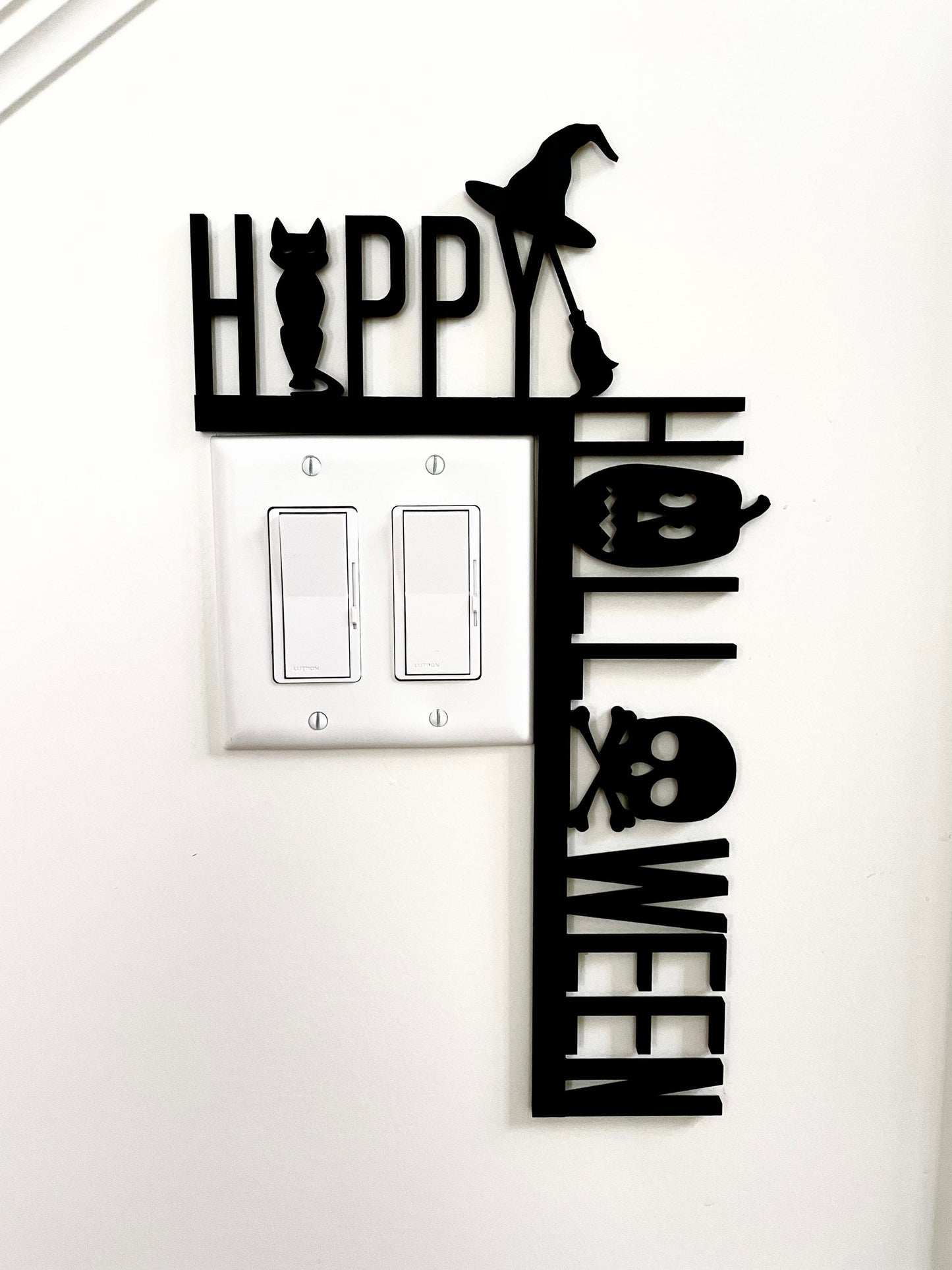 Simple Halloween Decor, Halloween Door Corner Sign, Witch Halloween Decor, Halloween Witch Sign, Halloween Door Topper, Fall Decor,