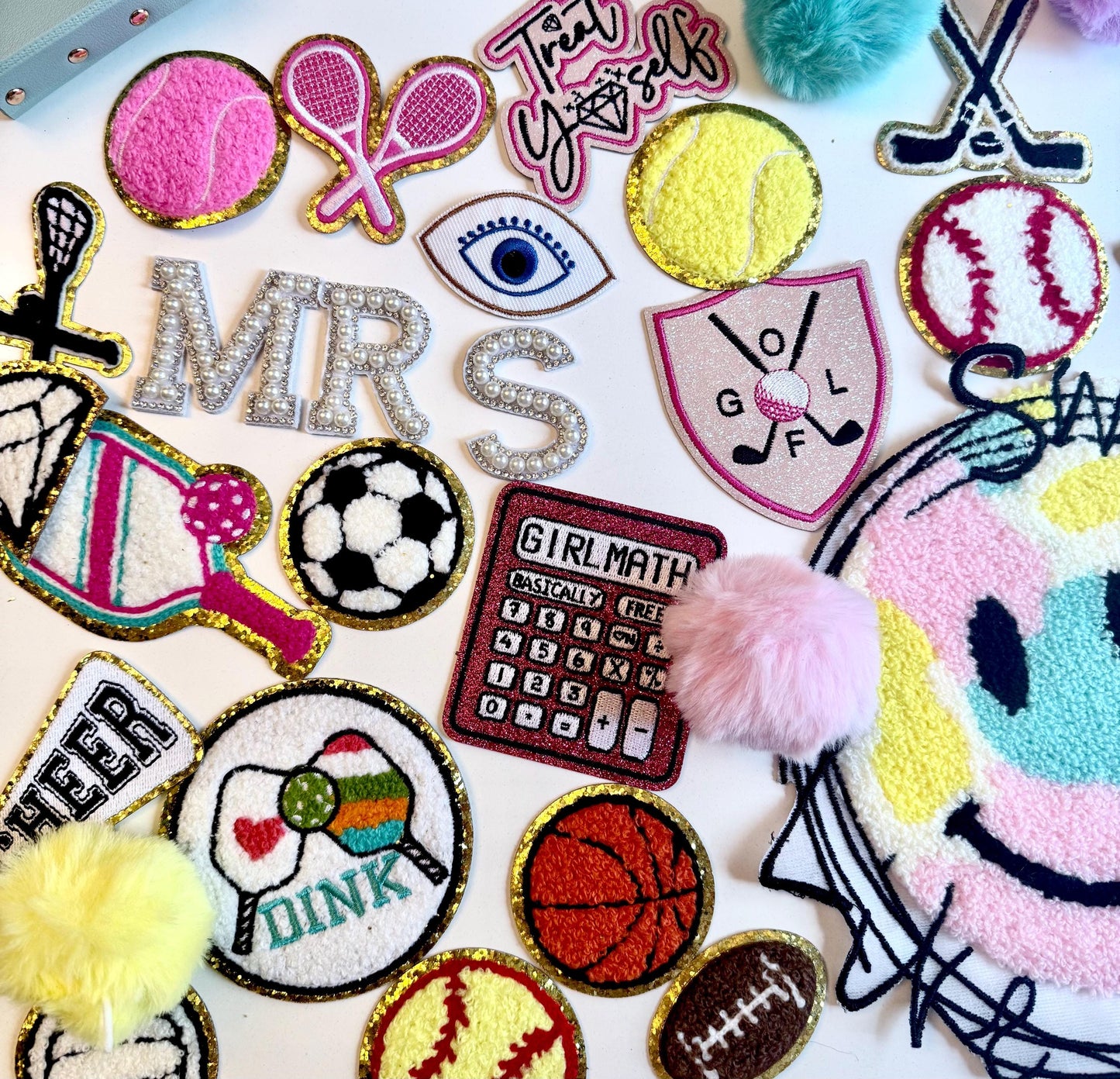 Extra Patches for Personalized Makeup Bag – Add-On Custom Patches
