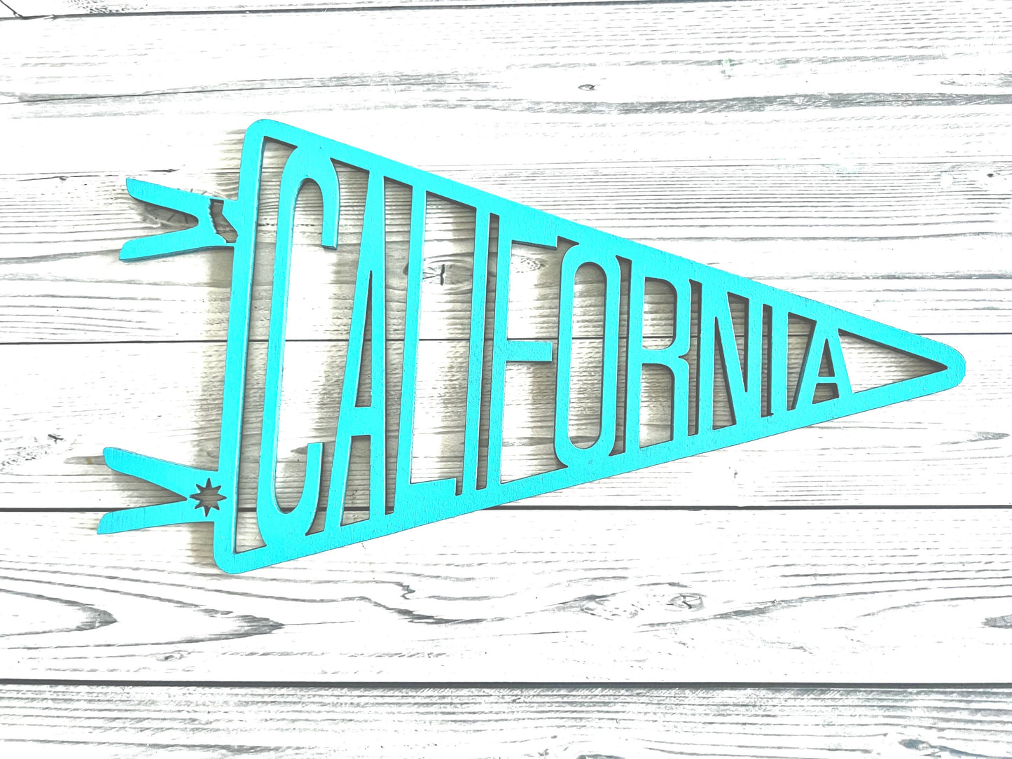 Custom Name Pennant Flag | Personalized Wall Flag Decor | College State Banner Gift