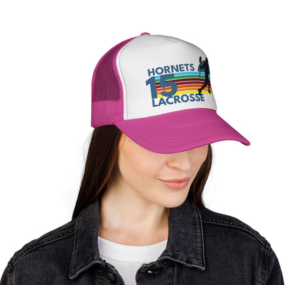Retro Lacrosse Trucker Hat | Personalized Lacrosse Number Hat | Lacrosse Mom Hat