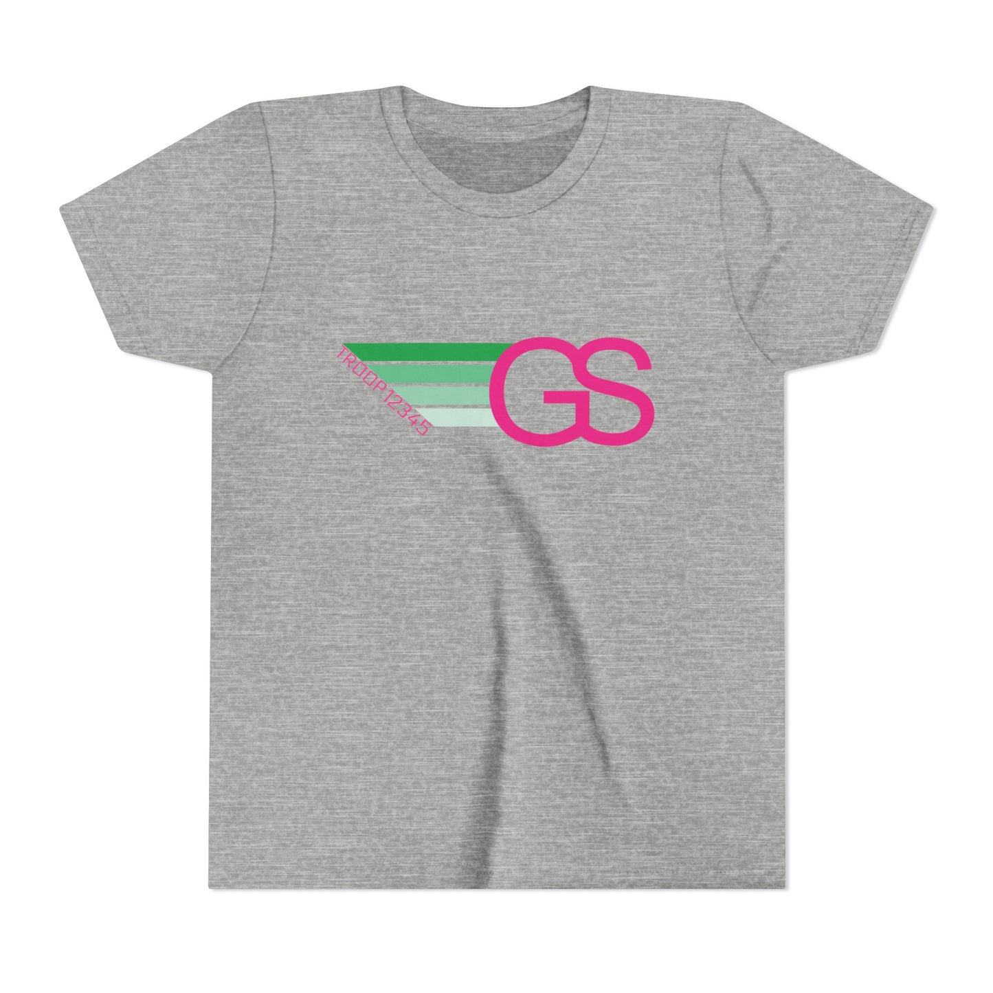 Retro Girl Scout Troop Shirt | Personalized Troop Number T-Shirt | Camp Shirt for Girls