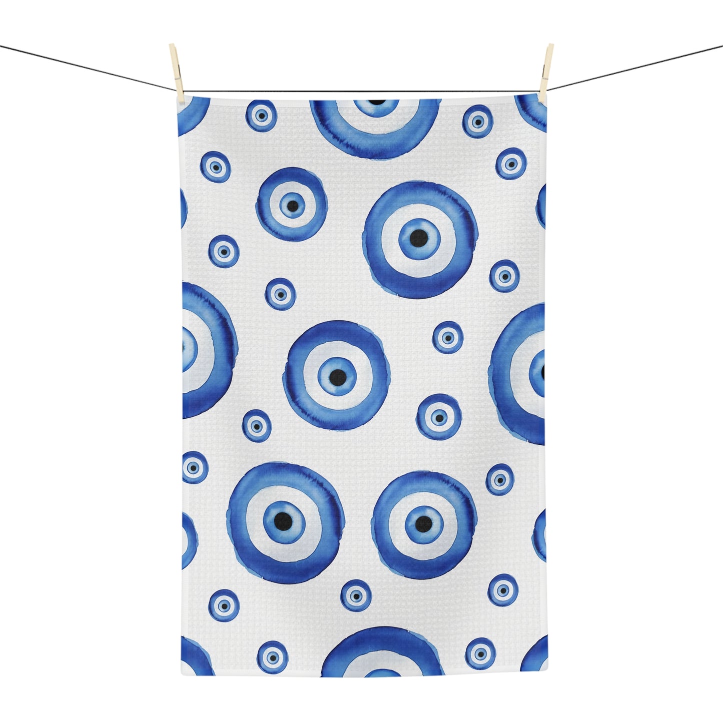 Blue Evil Eye Kitchen Towel – Protective Home Decor Dish Towel