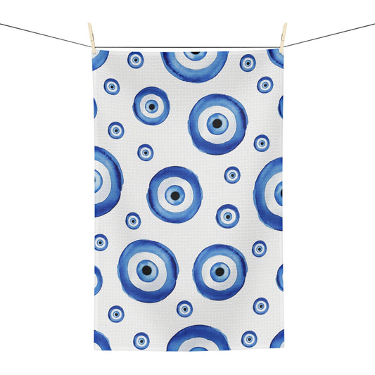 Blue Evil Eye Kitchen Towel – Protective Home Decor Dish Towel