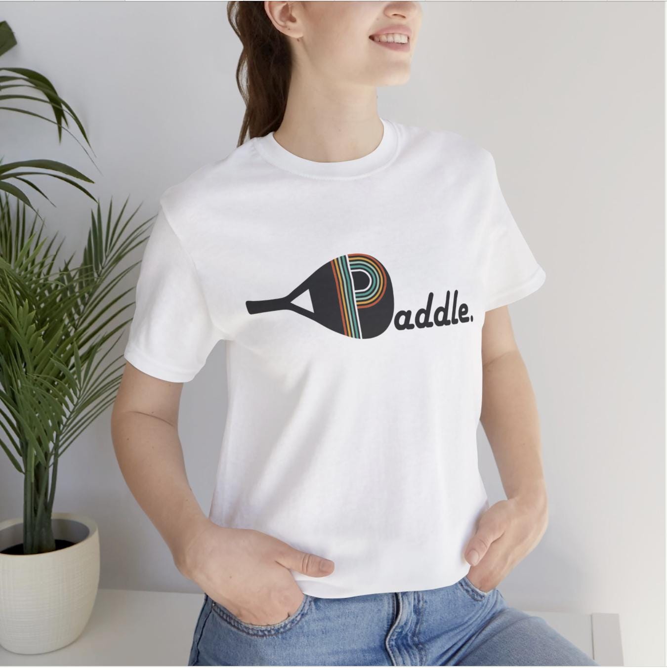 Retro Paddle ball Shirt | Vintage Paddleball T-Shirt | Pickleball Style Graphic Tee