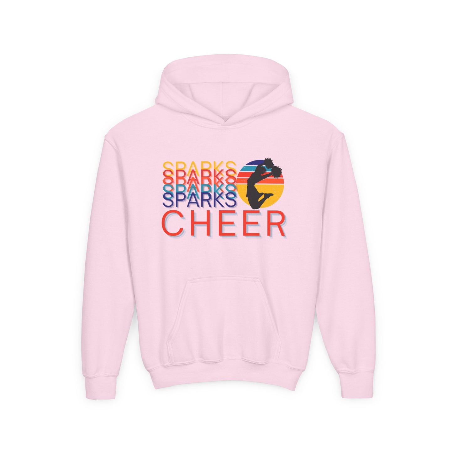 Personalized Youth Cheer Hoodie – Custom Cheer Name Sweatshirt