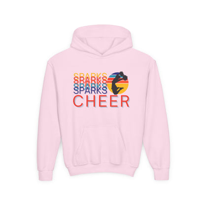 Personalized Youth Cheer Hoodie – Custom Cheer Name Sweatshirt