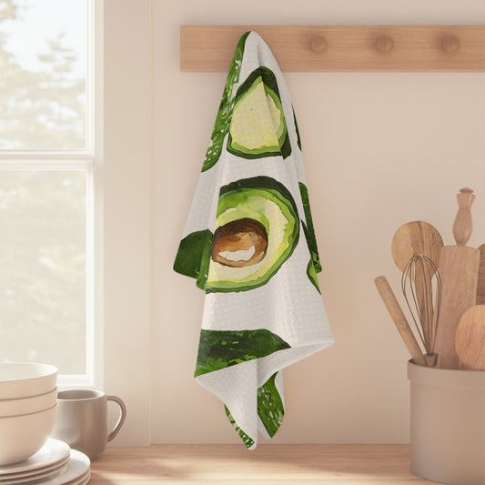 Avocado Kitchen Towel – Cute Microfiber Tea Towel for Kitchen Decor