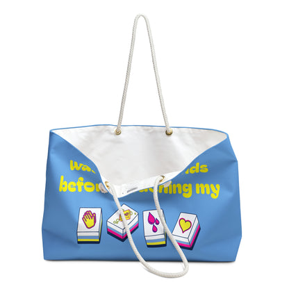 Mahjong Tote Bag | Large Game Night Tote | Mahjong Set Carry Bag Gift