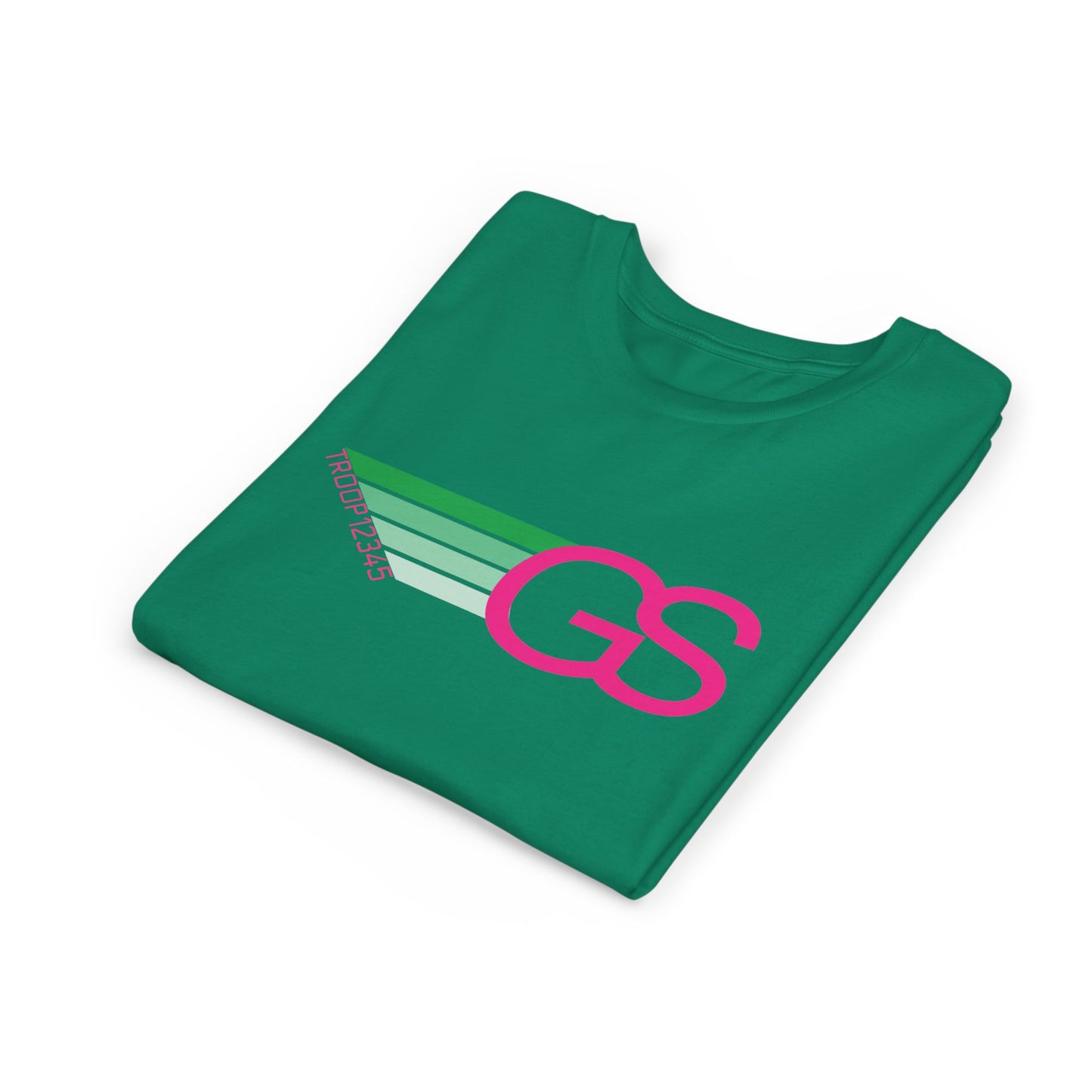 Retro Girl Scout Troop Shirt | Personalized Troop Number T-Shirt | Camp Shirt for Girls