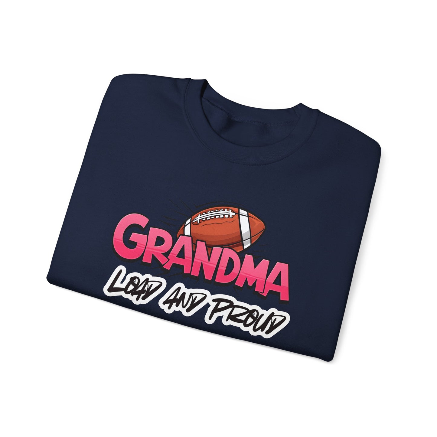 Football Grandma Sweatshirt with Name and Number