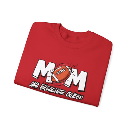 Football Mom Bleacher Queen Sweatshirt – Custom Name & Number Sweatshirt
