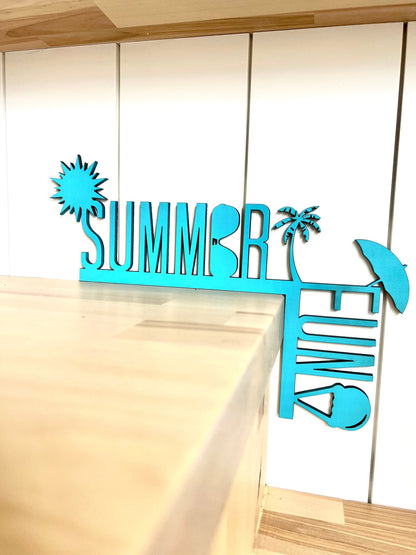 Summer Sign - Summer Fun Door Corner - Summer Decor