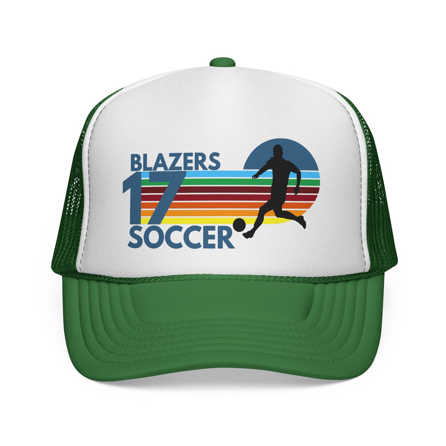 Custom Retro Soccer Mom Trucker Hat – Personalized Team Number Cap