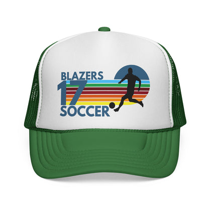 Custom Retro Soccer Mom Trucker Hat – Personalized Team Number Cap
