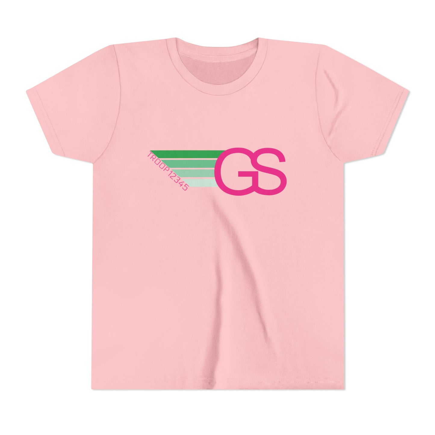 Retro Girl Scout Troop Shirt | Personalized Troop Number T-Shirt | Camp Shirt for Girls